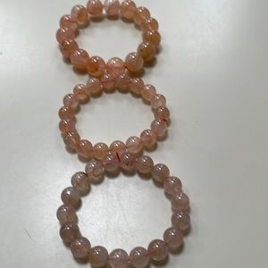 Crystal Golden Healer Beaded Bracelets, 3 Pack